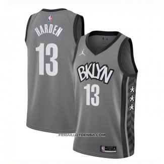 Maillot Brooklyn Nets James Harden Statement 2020 Gris