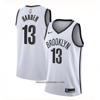 Maillot Brooklyn Nets James Hardenl Association 2020 Blanc