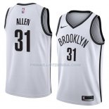 Maillot Brooklyn Nets Jarrett Allen Association 2018 Blanc Blanc