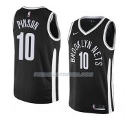 Maillot Brooklyn Nets Theo Pinson Ciudad 2018 Noir Noir