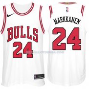 Maillot Basket Bulls Lauri Markkanen 2017-18 24 Blanc