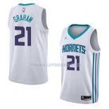 Maillot Charlotte Hornets Treveon Graham Association 2018 Blanc