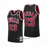 Maillot Chicago Bulls Michael Jordan No 23 Mitchell & Ness 1997-98 Noir