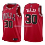 Maillot Chicago Bulls Noah Vonleh Icon 2017-18 30 Rojo