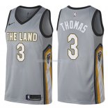 Maillot Cleveland Cavaliers Isaiah Thomas Ville 3 Gris