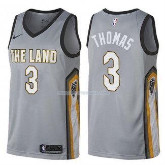 Maillot Cleveland Cavaliers Isaiah Thomas Ville 3 Gris