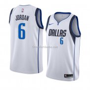 Maillot Dallas Mavericks Deandre Jordan Association 2018-19 Blanc