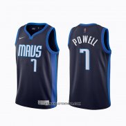 Maillot Dallas Mavericks Dwight Powell Earned 2020-21 Bleu