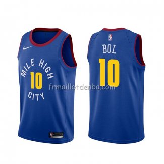 Maillot Denver Nuggets Bol Bol Statement Bleu