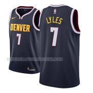 Maillot Denver Nuggets Trey Lyles Icon 2018-19 Bleu