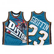 Maillot Detroit Pistons Blake Griffin Mitchell & Ness Big Face Bleu