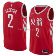 Maillot Houston Rockets Demetrius Jackson Ville 2018 Rouge