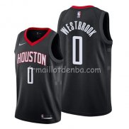 Maillot Houston Rockets Russell Westbrook Statement 2019 Noir