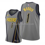 Maillot Indiana Pacers T.j. Warren Ville Gris