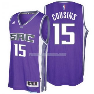 Maillot Basket Sacramento Kings 2017-18 Cousins 15 Purpura