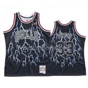 Maillot Lightning Chicago Bulls Scottie Pippen Noir