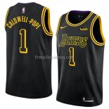 Maillot Los Angeles Lakers Kentavious Caldwell Pope Ville 2018 Noir