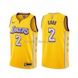 Maillot Los Angeles Lakers Quinn Cook Ville 2019-20 Jaune