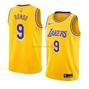 Maillot Los Angeles Lakers Rajon Rondo Icon 2018-19 Jaune