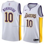 Maillot Los Angeles Lakers Sviatoslav Mykhailiuk Association 2018 Blanc