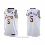 Maillot Los Angeles Lakers Talen Horton-tucker NO 5 Association 2021-22 Blanc