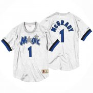 Maillot Manche Courte Orlando Magic Tracy McGrady NO 1 Blanc