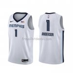Maillot Memphis Grizzlies Kyle Anderson Association Blanc