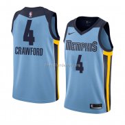 Maillot Memphis Grizzlies Markel Crawford Statement 2018 Bleu