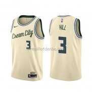 Maillot Milwaukee Bucks George Hill Ville 2019-20 Crema