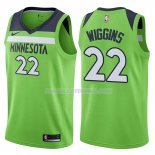 Maillot Basket Minnesota Timberwolves Andrew Wiggins Statement 2017-18 22 Vert