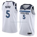 Maillot Minnesota Timberwolves Gorgui Dieng Association 2018 Blanc