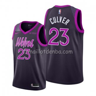 Maillot Minnesota Timberwolves Jarrett Culver Ville 2019-20 Volet