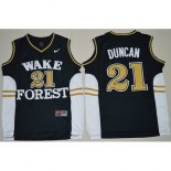 Maillot Basket NCAA Tim Duncan 21 Noir