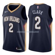 Maillot New Orleans Pelicans Ian Clark Icon 2017-18 2 Azul