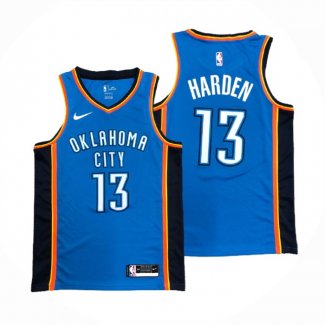 Maillot Oklahoma City Thunder James Harden NO 13 Icon Bleu