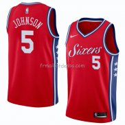 Maillot Philadelphia 76ers Amir Johnson Statement 2018 Rouge