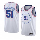 Maillot Philadelphia 76ers Boban Marjanovic Earned 2018-19 Blanc