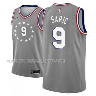 Maillot Philadelphia 76ers Dario Saric Ciudad 2018-19 Gris Gris