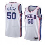 Maillot Philadelphia 76ers Emeka Okafor Association 2018 Blanc Blanc