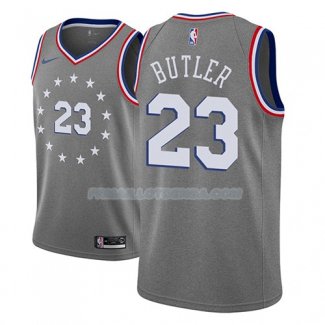 Maillot Philadelphia 76ers Jimmy Butler Ciudad 2018-19 Gris Gris