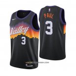 Maillot Phoenix Suns Chris Paul Ville 2020-21 Noir