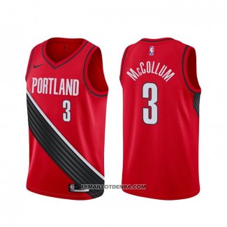 Maillot Portland Trail Blazers Cj Mccollum Statement Rouge