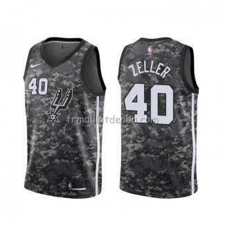 Maillot San Antonio Spurs Tyler Zeller Ville Camuflaje