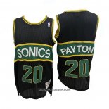 Maillot Seattle Supersonics Gary Payton Mitchell & Ness 1994-95 Noir