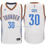 Maillot Basket Oklahoma City Thunder Cole 30 Blanco