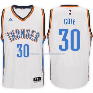 Maillot Basket Oklahoma City Thunder Cole 30 Blanco