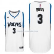 Maillot Basket Minnesota Timberwolves Dunn 3 Blanco