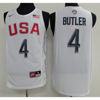 Maillot Basket USA Dream Teams Butler 4 Blanc