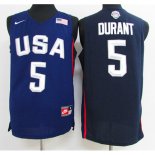 Maillot Basket USA Dream Teams Durant 5 Bleu