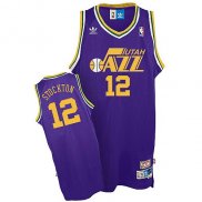 Maillot Basket Utah Jazz Stockton 12 Pourpre